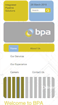 Mobile Screenshot of bpa.co.uk