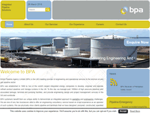 Tablet Screenshot of bpa.co.uk